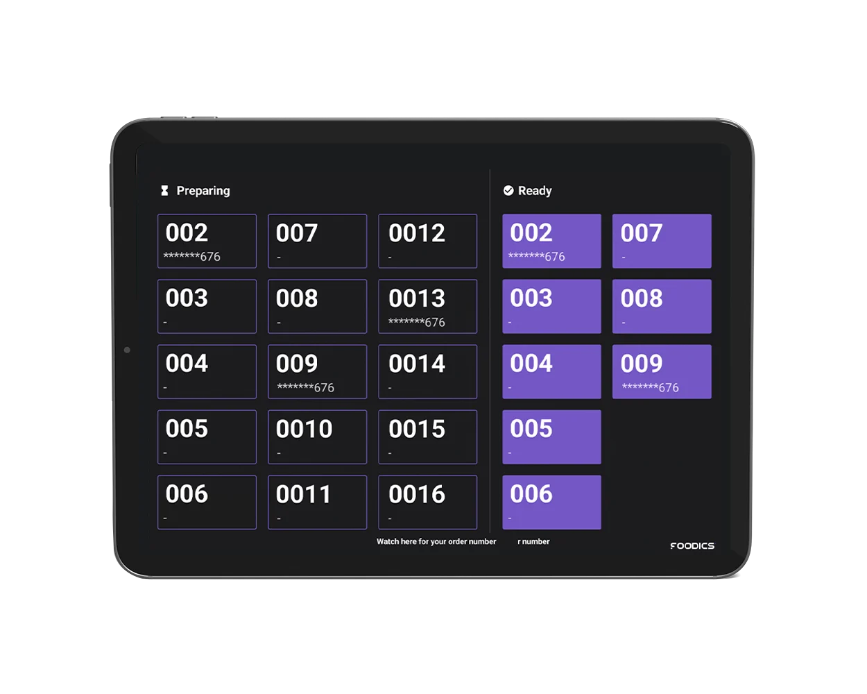 Restaurant notifier app integrated with foodics restaurant management system pos